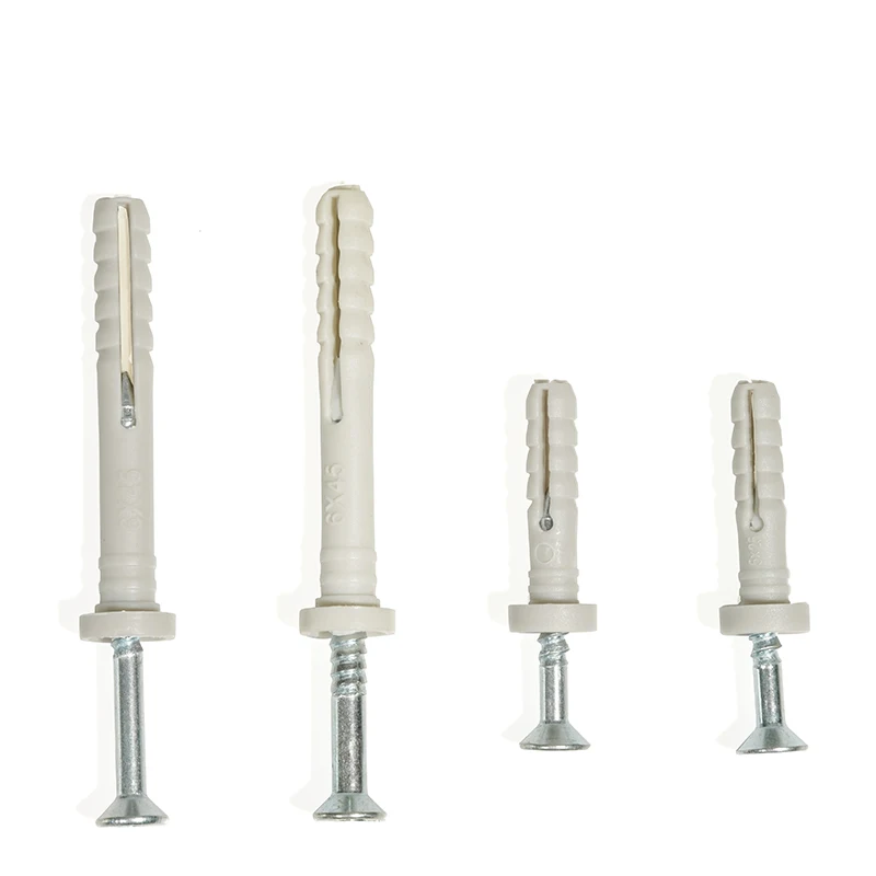 Полноразмерный пластиковый анкерный настенный штекер заводская цена пластиковые расширительные якоря для гипсокартона самосверлящие анкеры