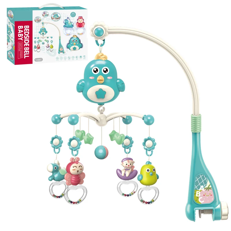 Bedside Rotating Bed Bell Appease Toy Baby Rattles Musical Bed Bell Hanging Toys