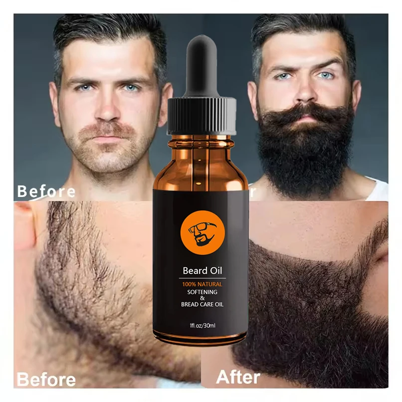 100% Natural Organic Men Beard Products For Beard Kit For Men Oil Beard