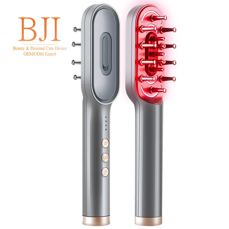 Professinal 3 in1 PR EMS EP Laser Hair Growth Comb for Hair Growth Oil Shampoo Serum
