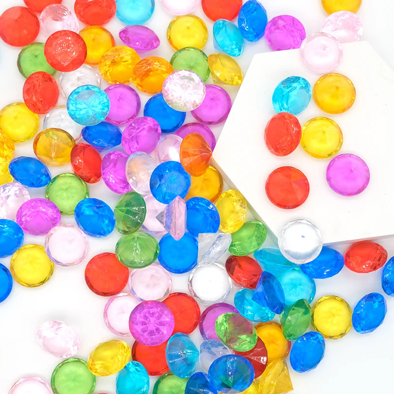 Crystal faux stones jewels fake diamond gem for party decoration prop toys