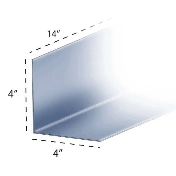 4x4x14 Size Galvanized Metal Roof Step Flashing for USA Market