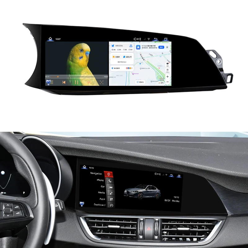 10.25 inch 1920*720p HD Android 13Car Accessories  Auto Radio Navigation for Alfa Romeo Giulia Head Unit Stereo 2017-2024