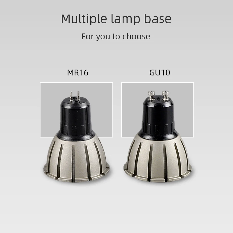 Universal MR16 Base Energy Saving High CRI Aluminum Spot Light Bulbs with OSRAM Ra97 LED for Home Office