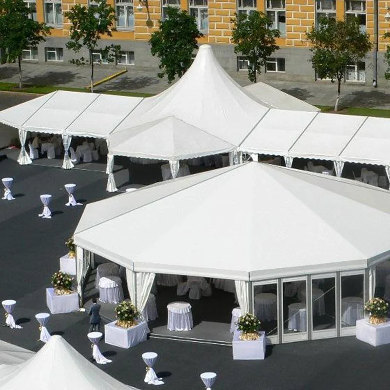 10x10m aluminum structure pagoda gazebo tent for wedding marquee