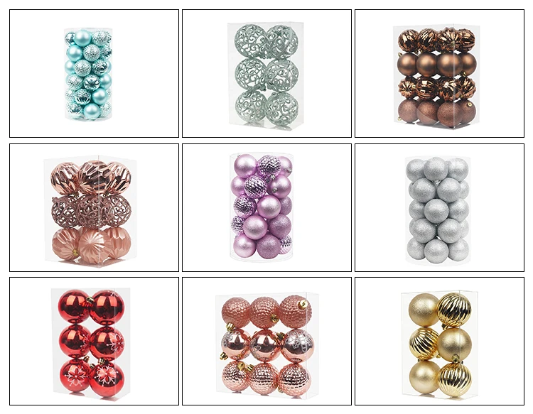 China supplies modern design christmas Tree decoration  ball christmas baubles Hanging Ornament wedding decoration