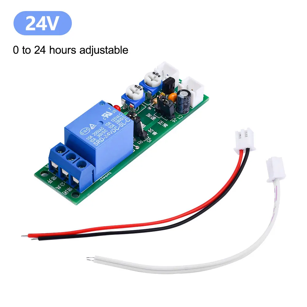 HY-01 Adjustable Cycle Timer Delay On/Off Switch DC 5V 12V 24V Power Supply Relay Timer Control Delay Relay Module