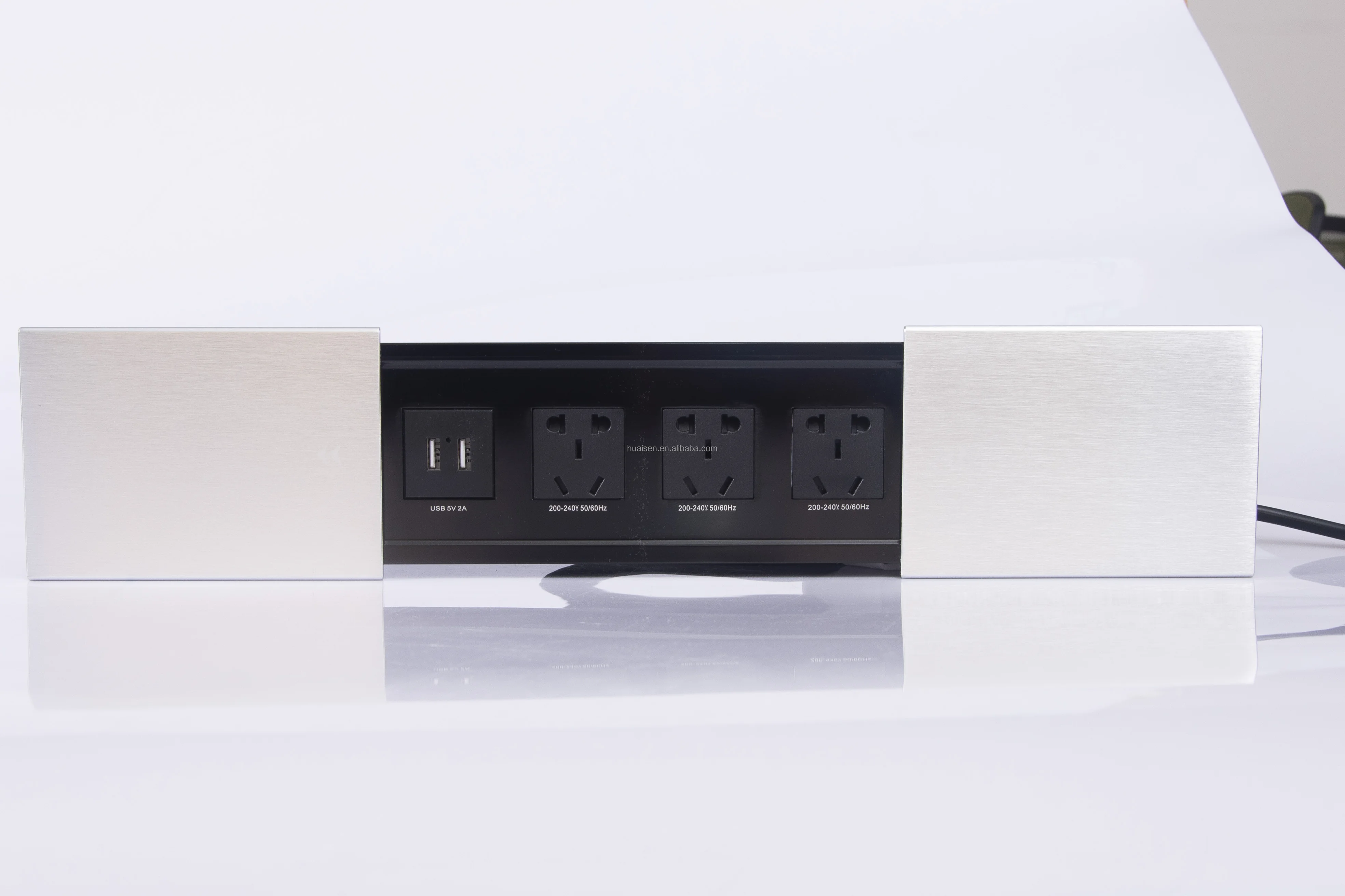 Factory Price Desktop Outlet Removable Electr Switch And Powered Desk Strip Electric With Usb Hidden Pop Up Power Socket