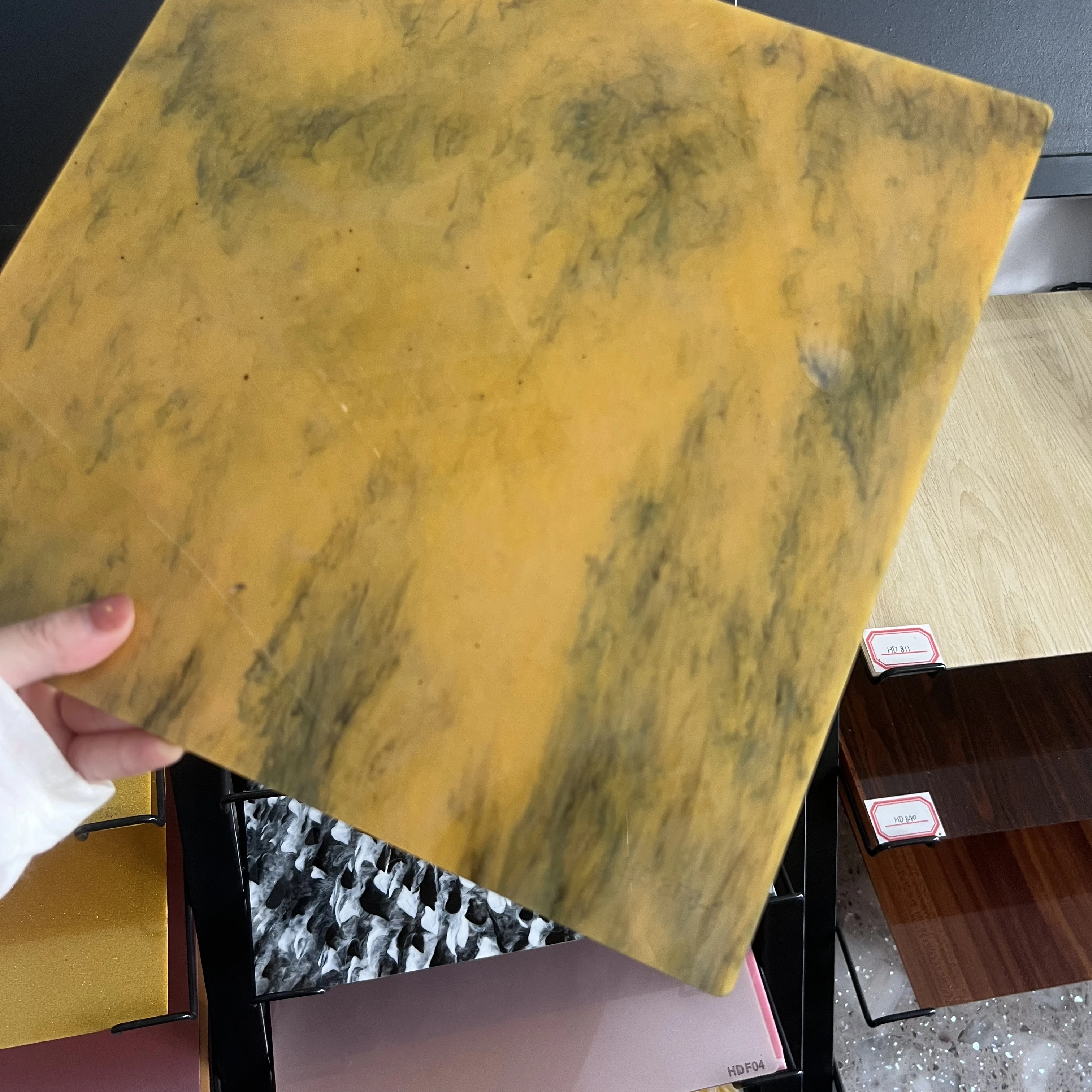 Chinaplas customize 4 X 8 mixed color glitter sparkle plexi glass board MMA acrylic sheet