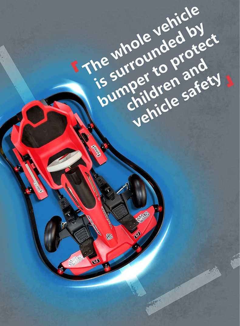 Wholesale Cheap Adults Go Karts One Seat Four Wheels Electric Go Kart Full Set Kart Racer Tires