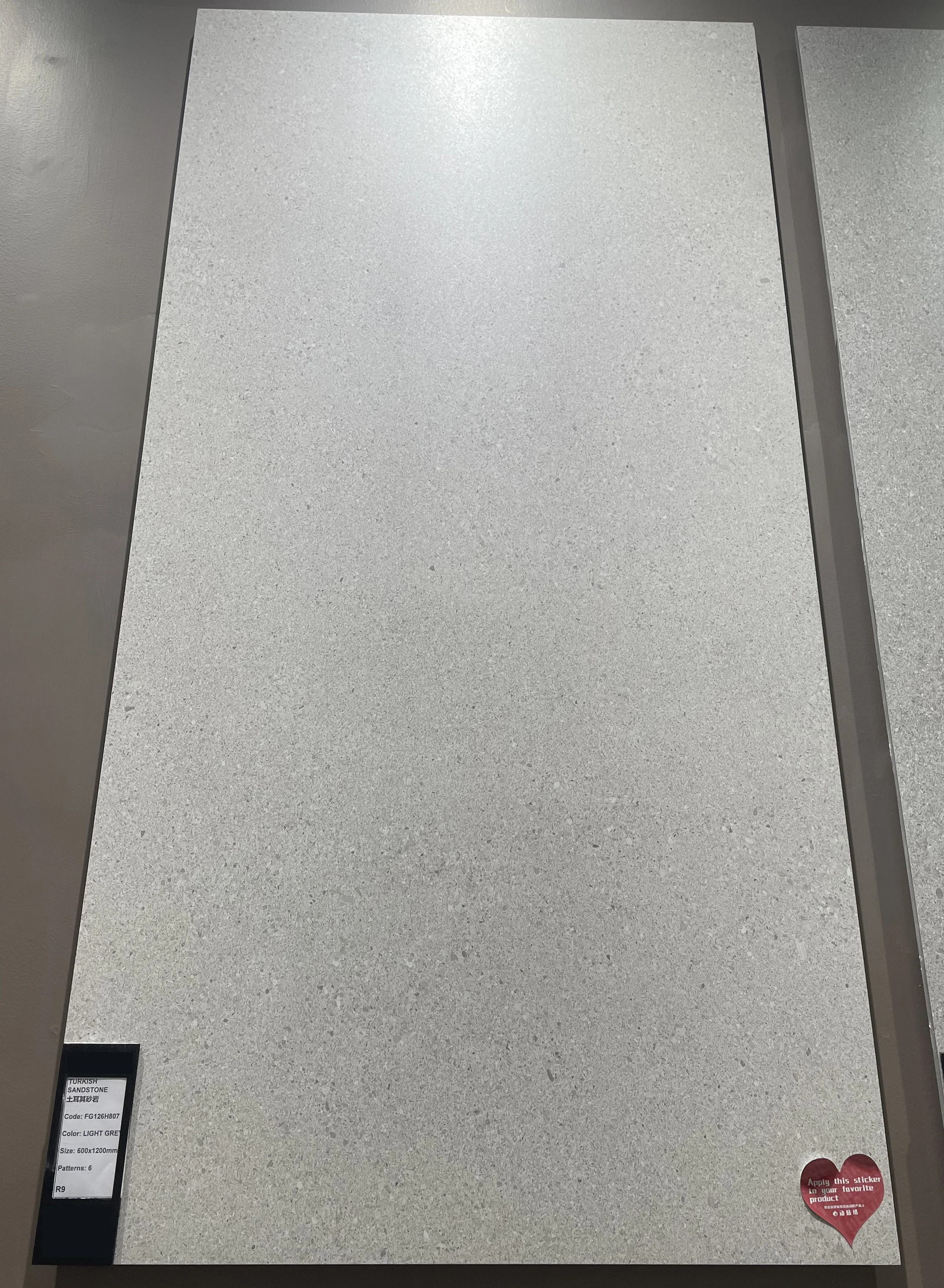 Популярная кремово-цветная матовая керамическая напольная плитка Кувейта 600x1200 мм