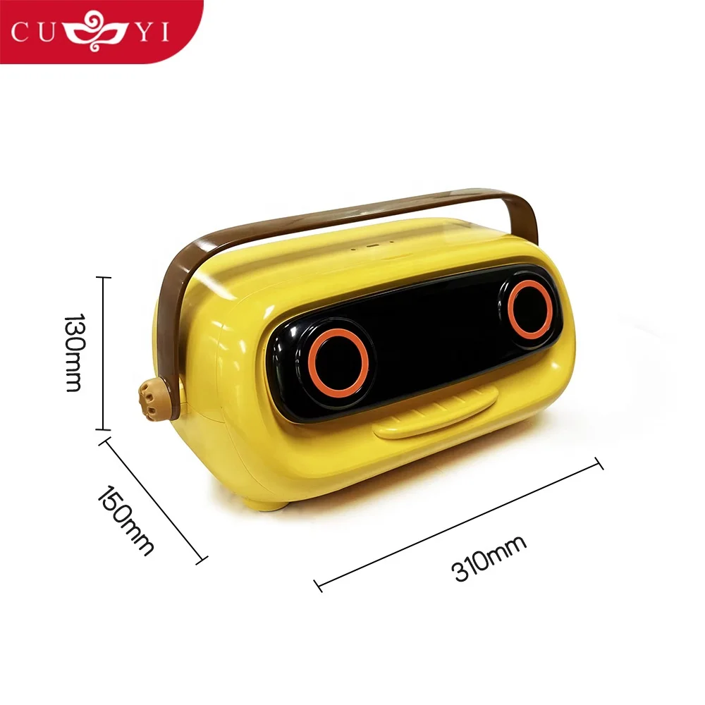 CUYI mini plotter cutting machine A5 size yellow cute vinyl cutting plotter for sticker paperboard vinyl plotter