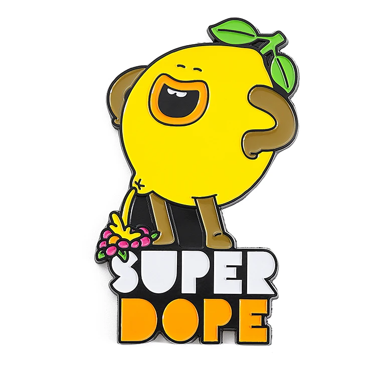 Small Brooch Pin Customize Metal Gold Hard Soft Enamel 3d Cartoon Anime Pins for Cloth or Bag