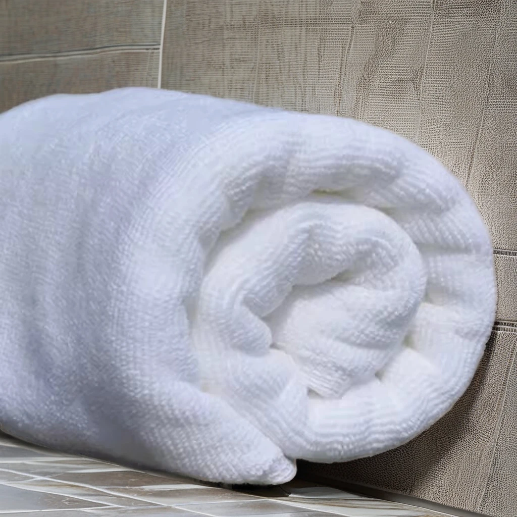 Wholesale 100% Cotton Hotel Bath Mat Modern Solid Design Water Absorbent Foot Towel for Bathroom Floor Mat for Luxury Hotel