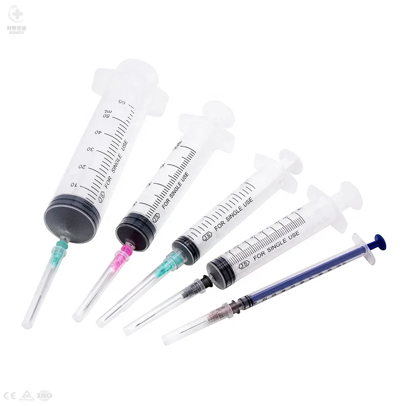 Cheap hospital plastic syringe 10 ml luer slip tip accessories disposable sterile syringes