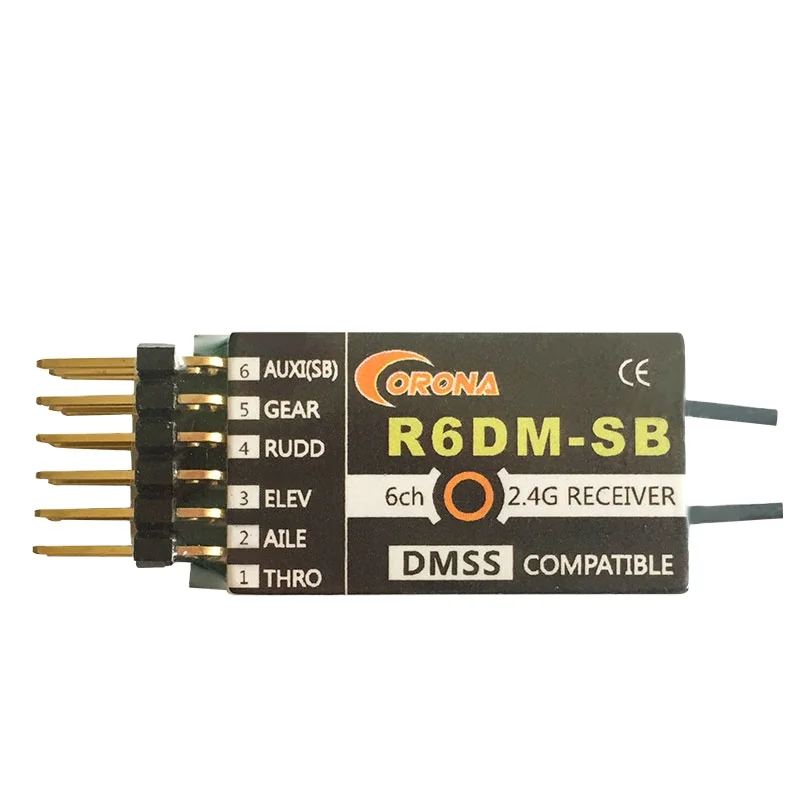 6-канальный Радиоуправляемый приемник Corona R6DM совместимый с JR DMSS 2 4 ГГц