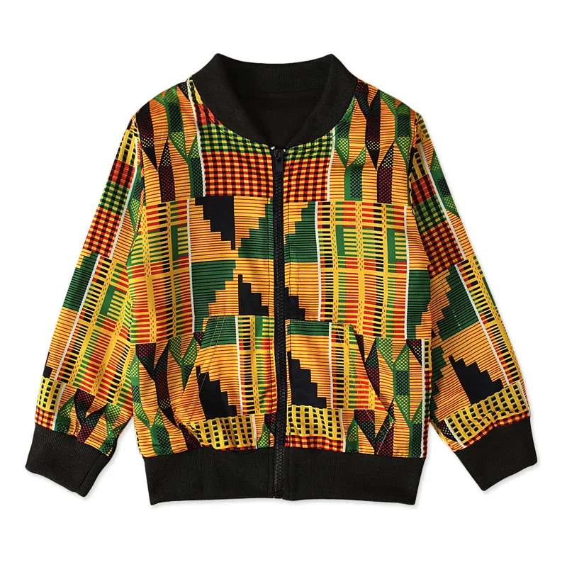 
Girls autumn Toddler Baby Girls Coat Fashion African Print Kimono Bohemia Jacket Cardigan Clothes 