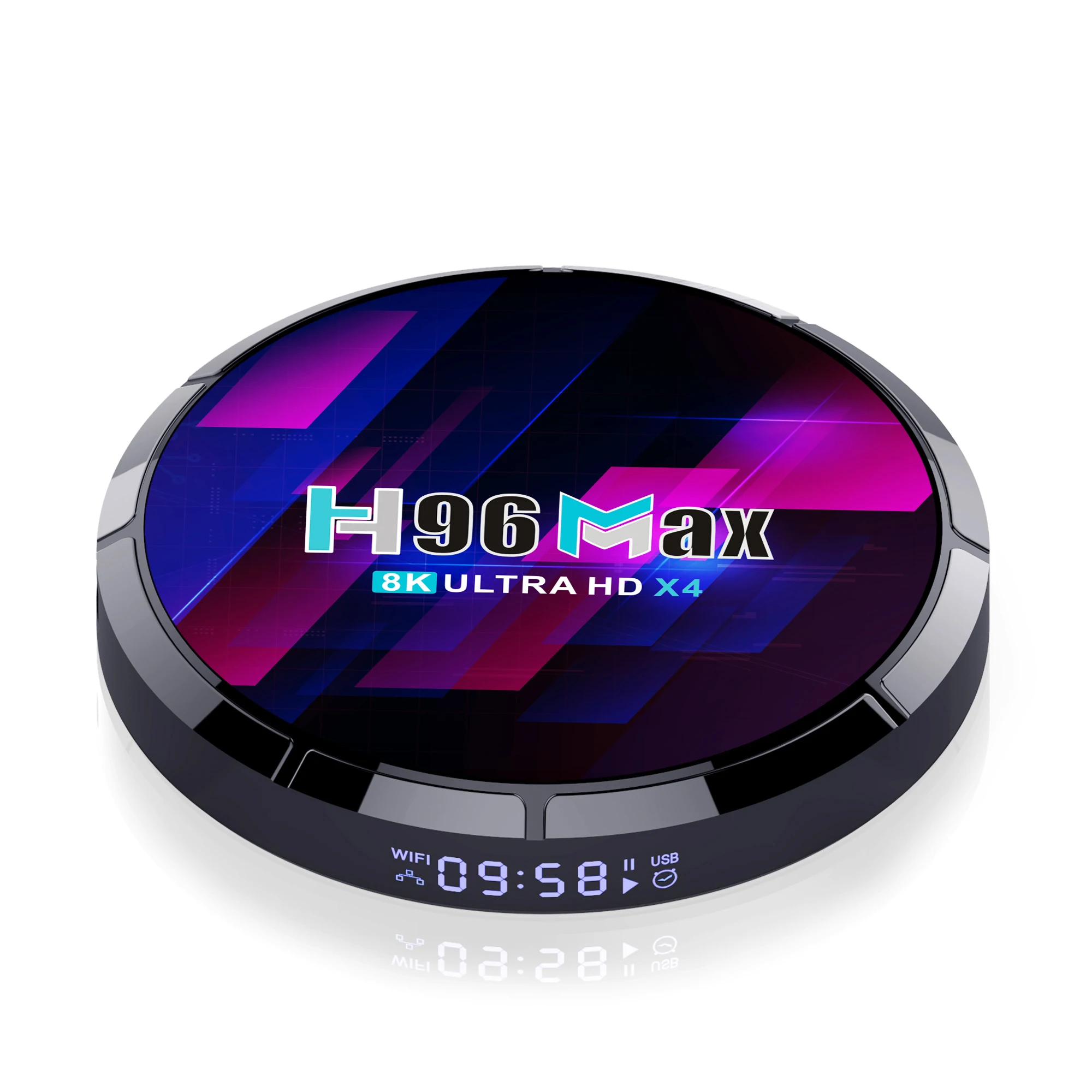 QUNSHI TECH H96 Max x4 Amlogic S905X4 Android10.0 Dual WIFI 2gb/4gb ram 16gb/32gb/64gb ROM RGB Light Android 10.0 TV Box H96max