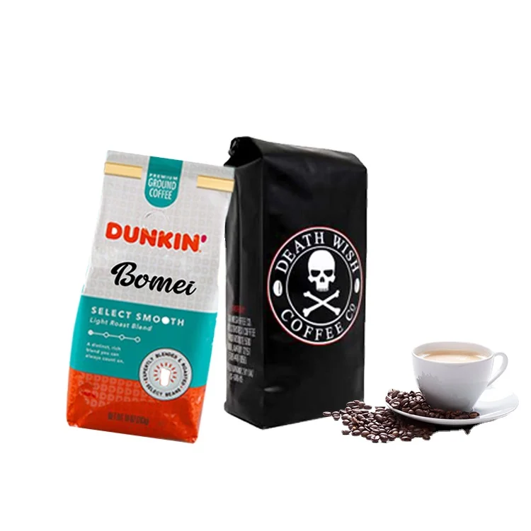 
250g 500g 1kg Wholesale Aluminum Foil Matte Color Zipper Packaging Custom Printing Stand Up Pouch 100g Coffee Bea Bag With Valve 