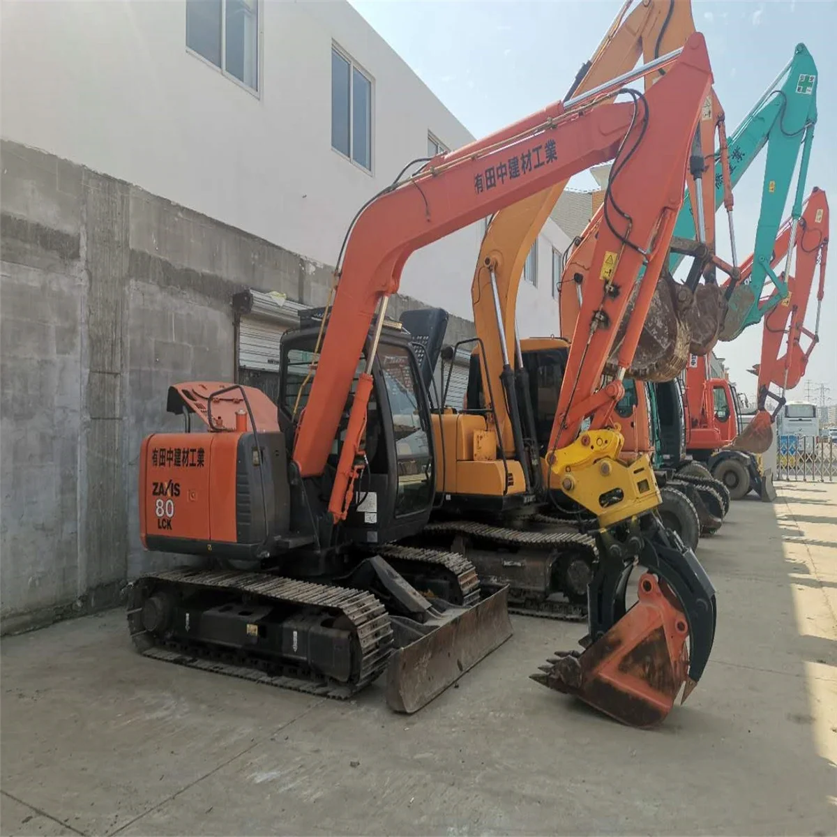 Japan made mini used hitachi zx80 excavator price 8 ton zaxis 80 reliable supplier