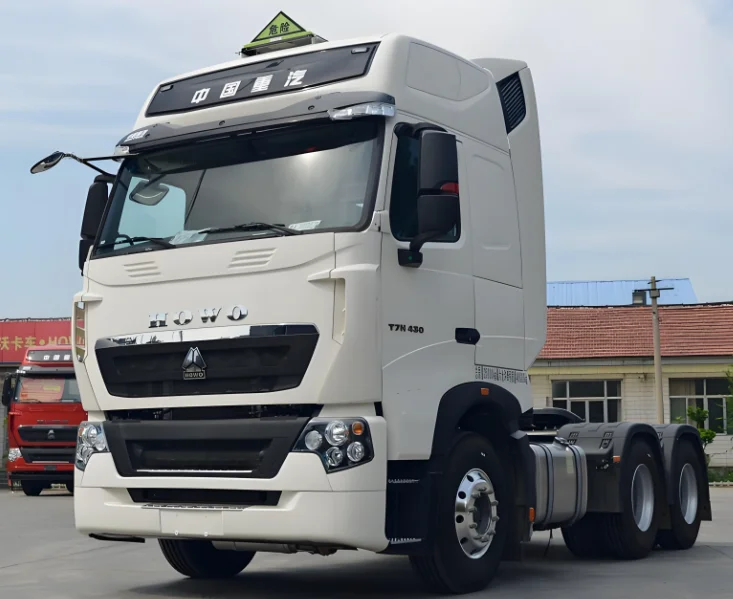 HOWO-T7H дизельный тягач SINOTRUK 4x2 двигатель для грузовика рулевое управление автоматическая механическая коробка передач Евро 3 новый уровень выбросов