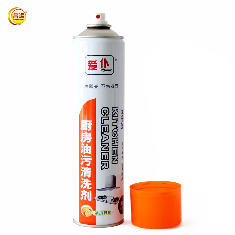 Chinese factory Kitchen Degreaserm spray remove grease stains household Floor cleaning Range hood cleaner