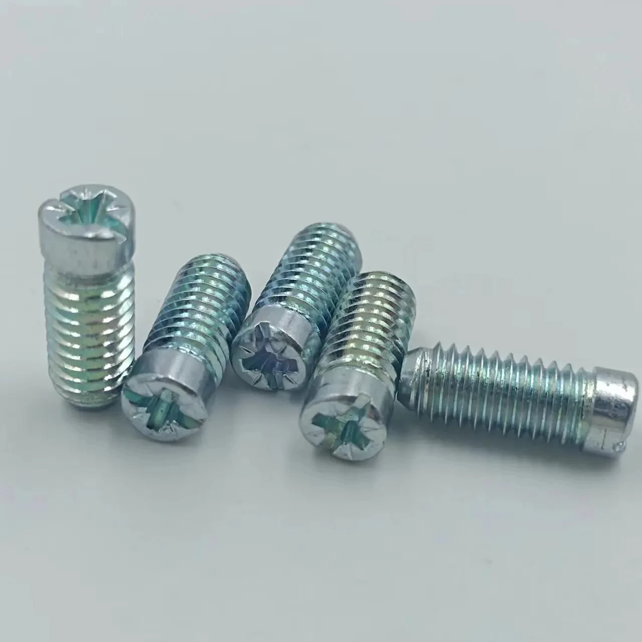 M6 Burnished Stainless Steel Flat Grub Screws Set Metal Socket Screw Hex Head Visseries Confirmat Screw Metric Measurement