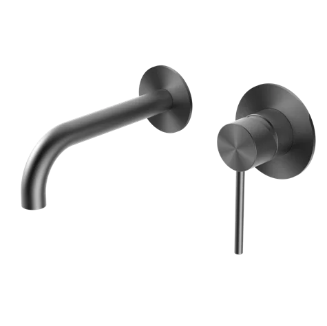 Watermark Wall Wash Basin Mixer Tapware Gunmetal Tapware