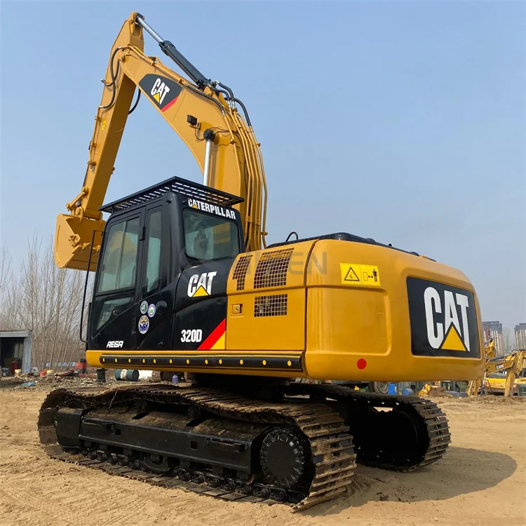 Second Hand Excavators Earth Moving Construction Machinery Digger 20 Ton Cat 320d Excavadora Caterpillar Crawler Excavator 320d