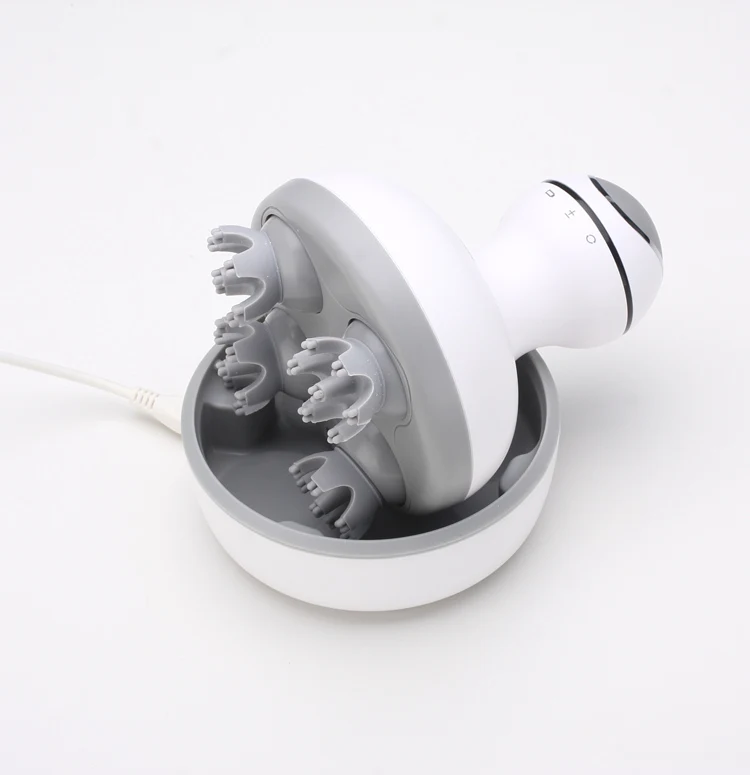 KIKI NEWGAIN Waterproof Hand Held Silicone Octopus Automatic Vibrating hair Scalp Electric Head Massager