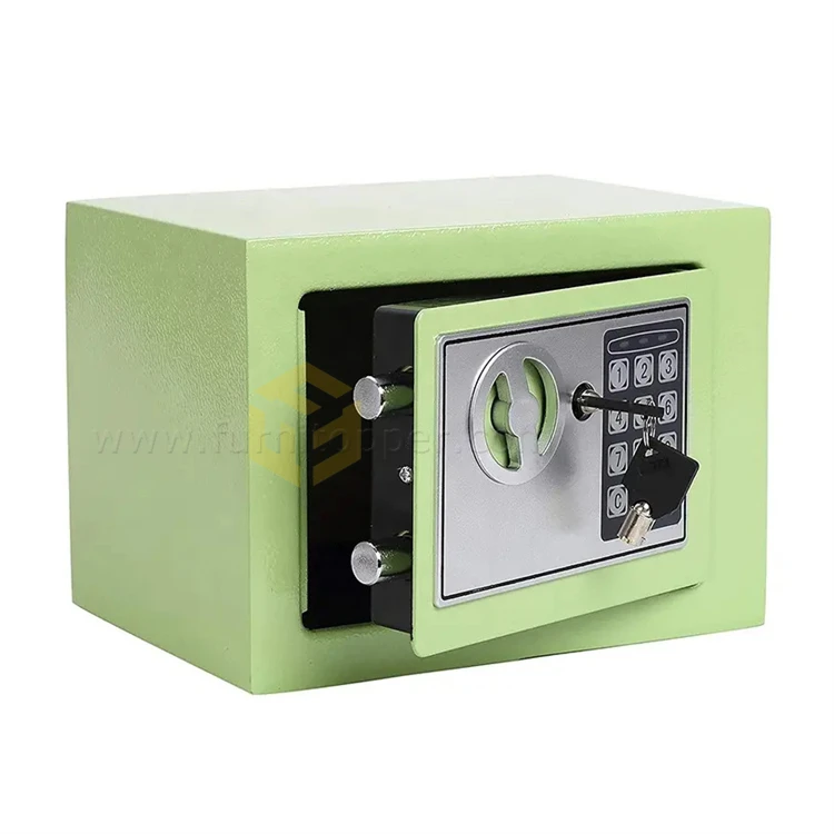 Home Metal Digital Safe Cabinet Coin-Operated Kids Piggy Bank Steel Small Saving Pot