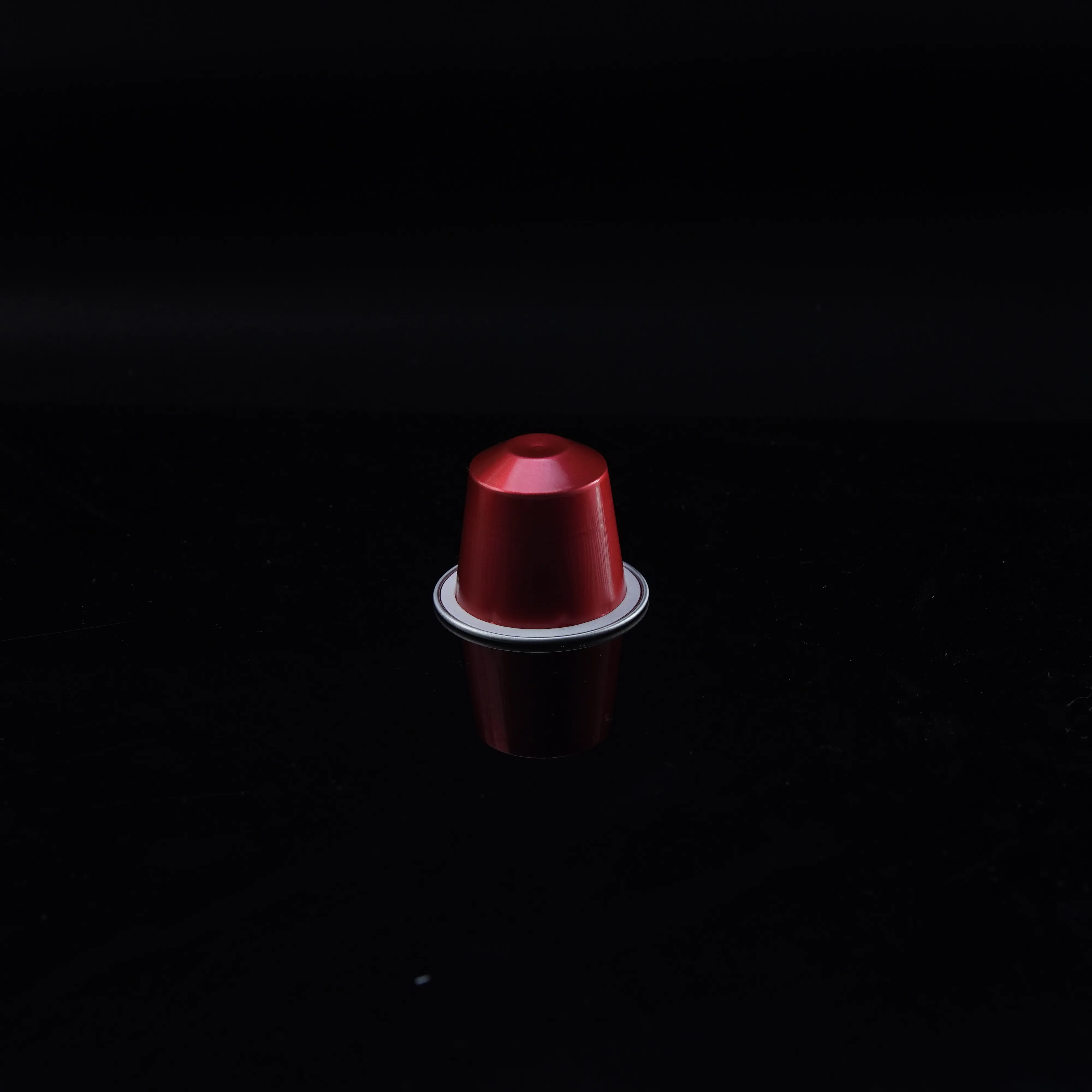 Disposable rubber free paper ring environmentally friendly coffee capsule