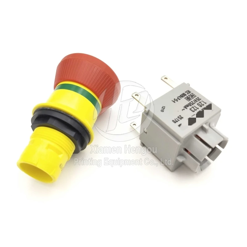 Original Button A1.144.9134 Emergency Stop Switch Offset Printing Machine Spare Parts