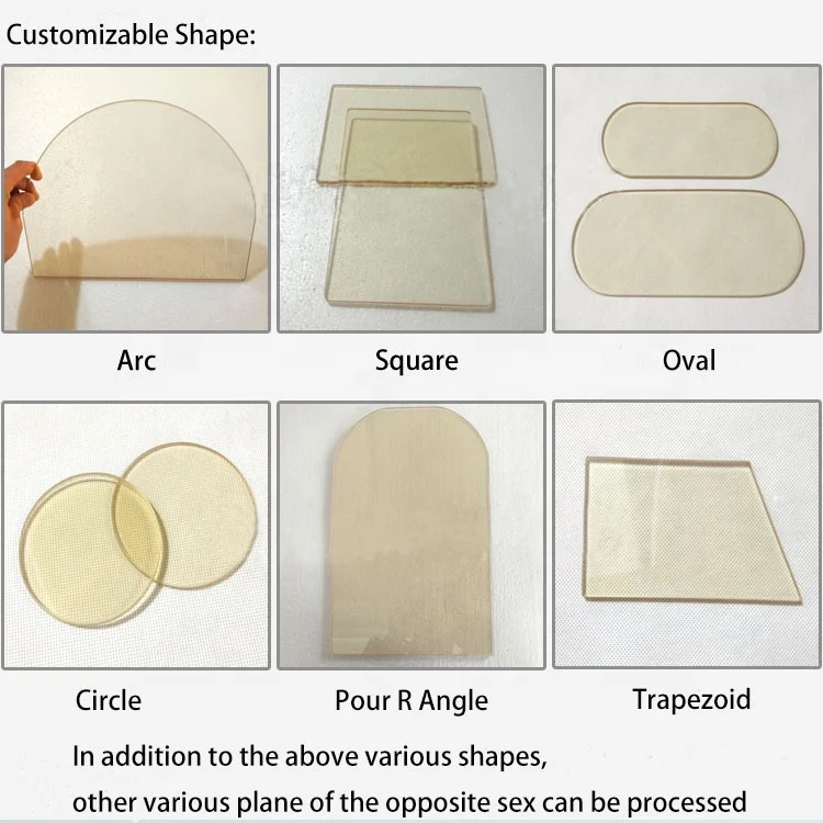Лидер продаж 2022, настоящая пламенная прозрачная пластина из стеклокерамики, огнестойкое стекло для каминов HWK