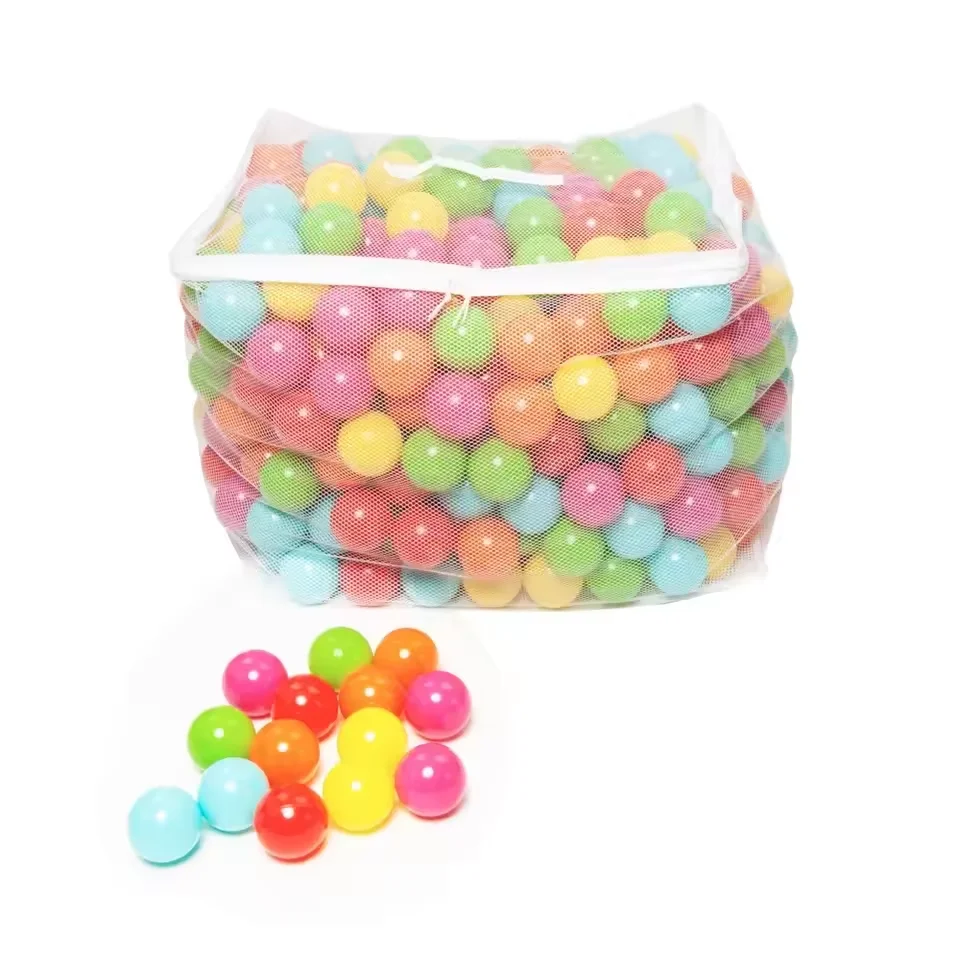 Wholesale Ocean Ball Made in China CE Certification 5.5cm 7cm 8cm OEM Color Amusement Park Pit Balls