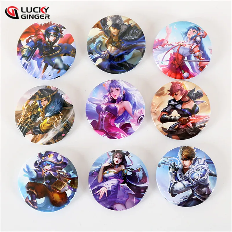 Wholesale Custom Printed Design Logo Blank Plastic Magnetic Pins Round Tin Button Badge Button Badge Maker