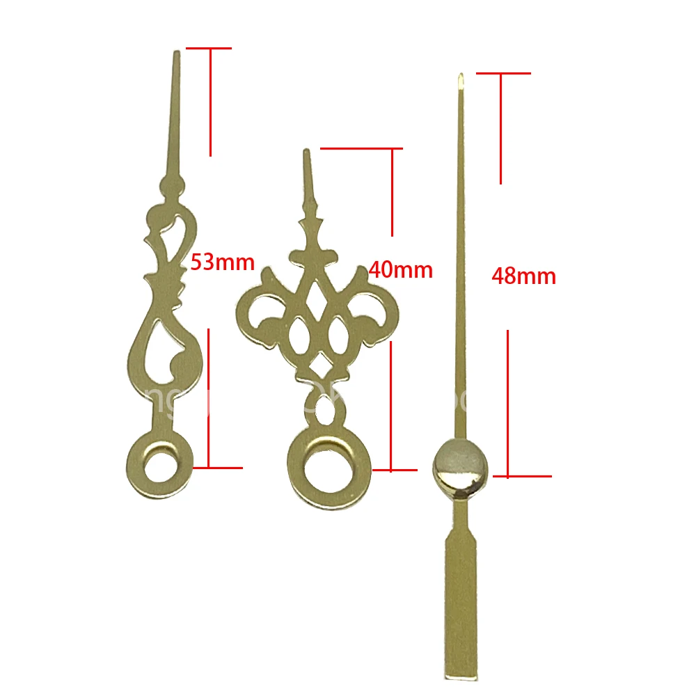 Metal Short Clock Pointers Aluminum Hands Silent Movement Step Machine Wall Clock  Motor Parts