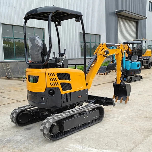 chinese excavator AZ20 2 ton China best quality and cheap price small size Mini crawler rubber track excavator for sale