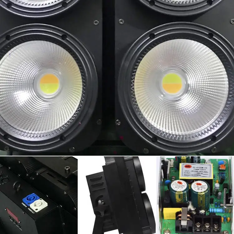 Stage equip lighting Warm White cool white par COB 450w 100w Audience lamp 4 eyes led stage blinder light