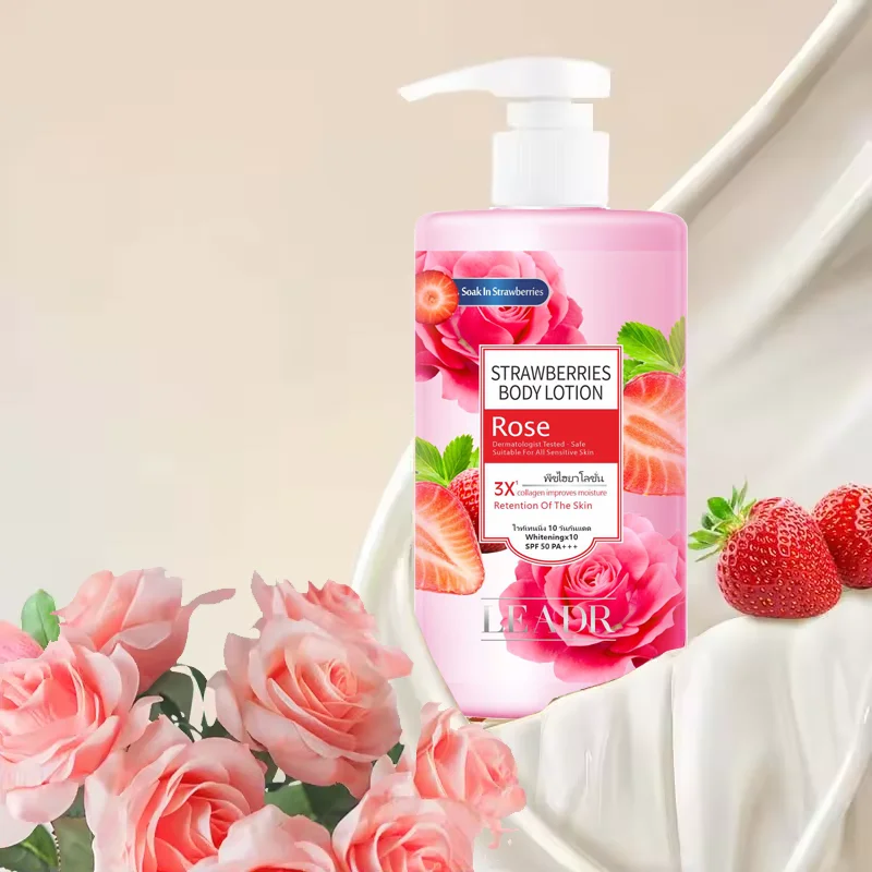 OEM Whole Body Skin Anti Aging Wrinkle Silky Touch AHA BHA Collagen Kojic Acid Brightening Body Lotion