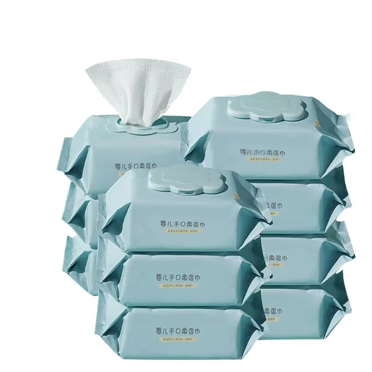 Biodegradable bamboo eco-friendly organic naturally sensitive skin wholesale baby wipes