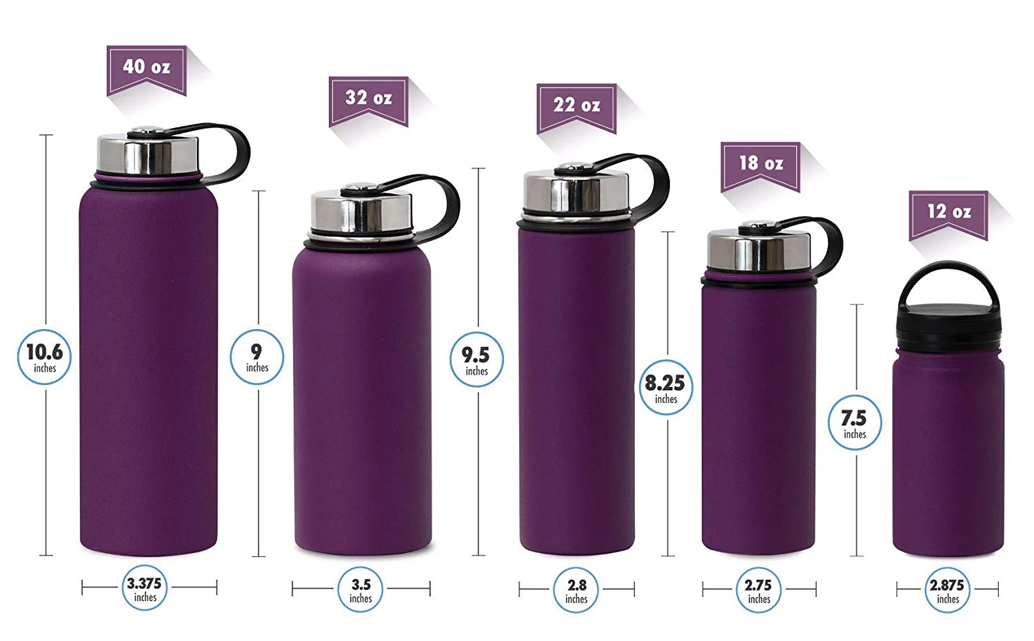 US Warehouse 20 oz 30 oz Cups Double Wall Stainless Steel Straight Skinny Blank Sublimation Tumblers sports water bottle