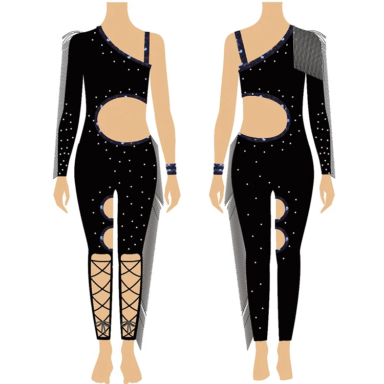 majorette uniform cheerleading suit performance wear practice active Racing fitness costumes for girls