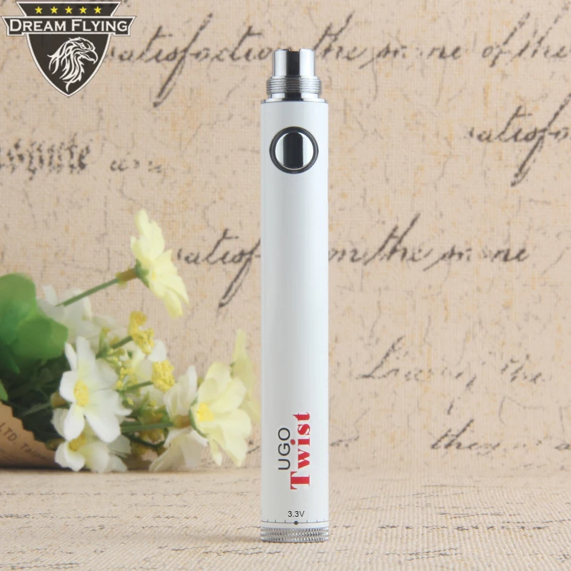 Factory direct sale lateral recharge vape pen Ugo Twist Battery fit for 510 thread atomizer from Dream Flying