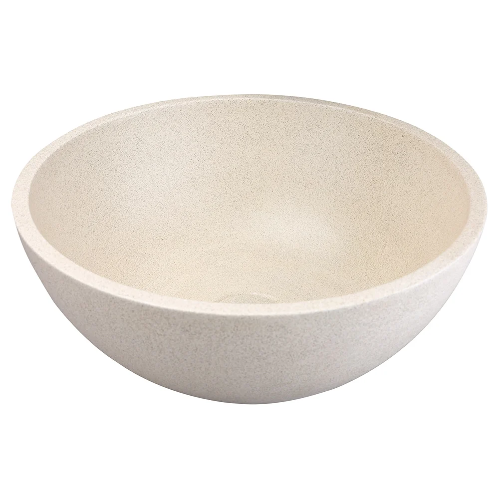 Wholesale mini round basin colorful concrete bathroom above counter basin Industrial rental housing concrete table basin