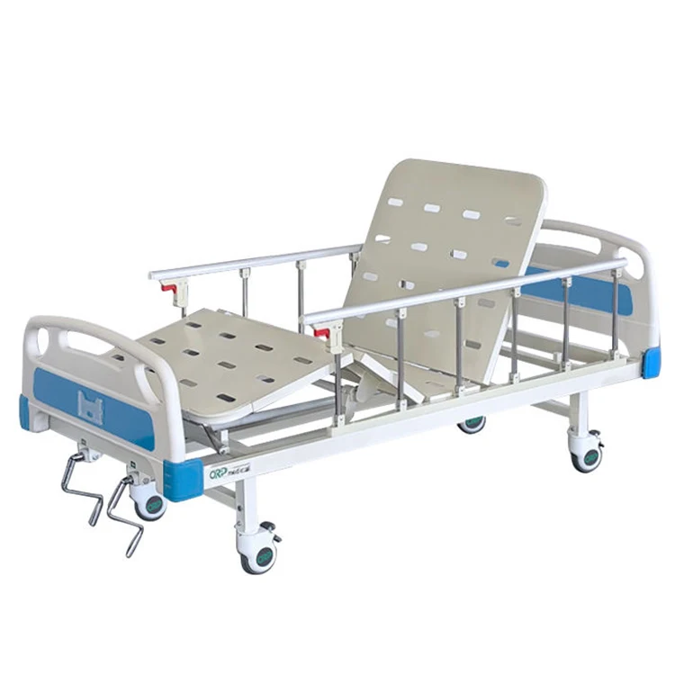 ORP-BM21B Popular Cheap Hospital Furniture 2 Crank Manual Hospital Bed Patient Medical Bed For Sale