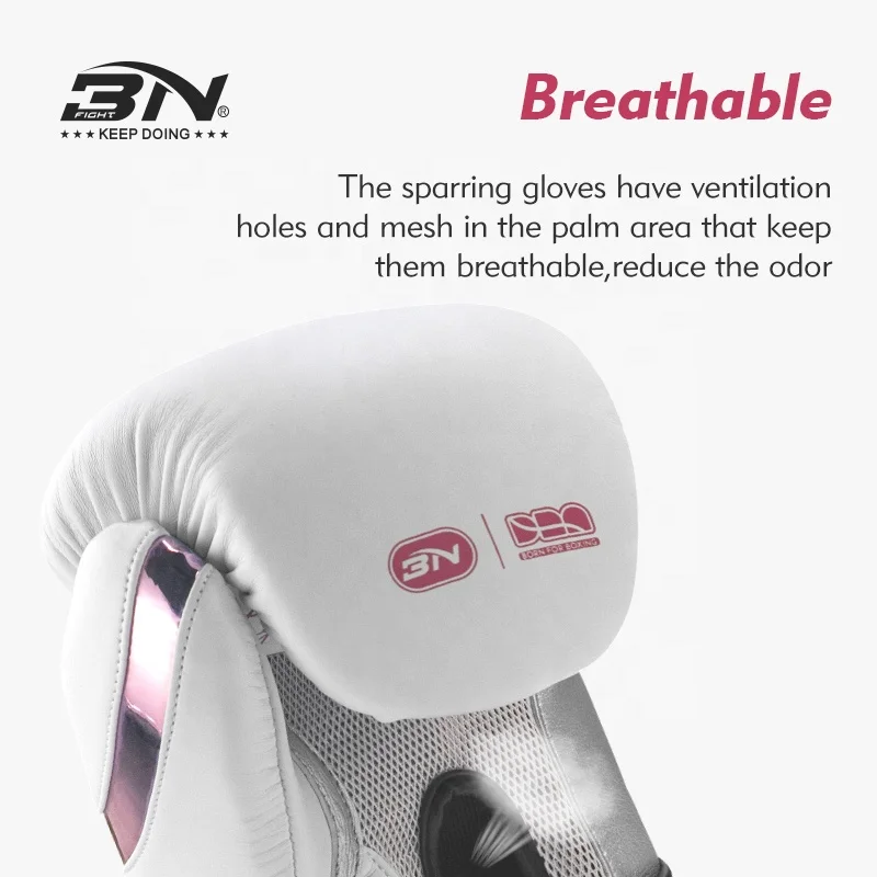 BN Coupon Custom Pu Leather Boxing Gloves for Karate Taekwondo Muay Thai Sparring Punching MMA Boxing Gloves