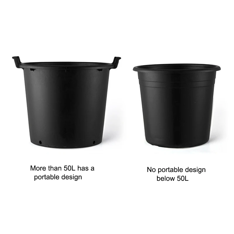 Wholesale Nursery Gallon Garden PP Large Tree Plant Plastic Planter 30 Gallon Flower Pot