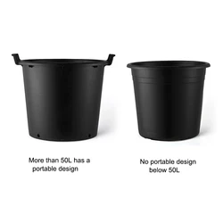 Wholesale Nursery Gallon Garden PP Large Tree Plant Plastic Planter 30 Gallon Flower Pot