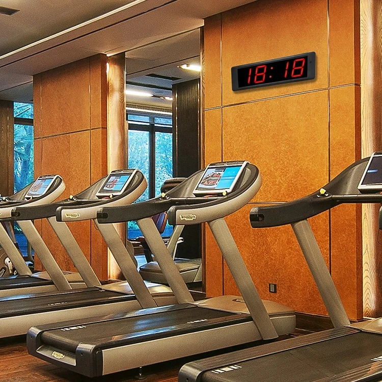 Jhering Custom Size Electronic Timing System LED gym display digital countdown stopwatch timer electric counter